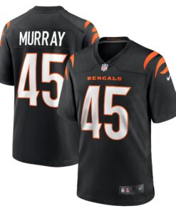 Men's Cincinnati Bengals Tyler Murray Black Team Game Jersey JS4928 nicesnker