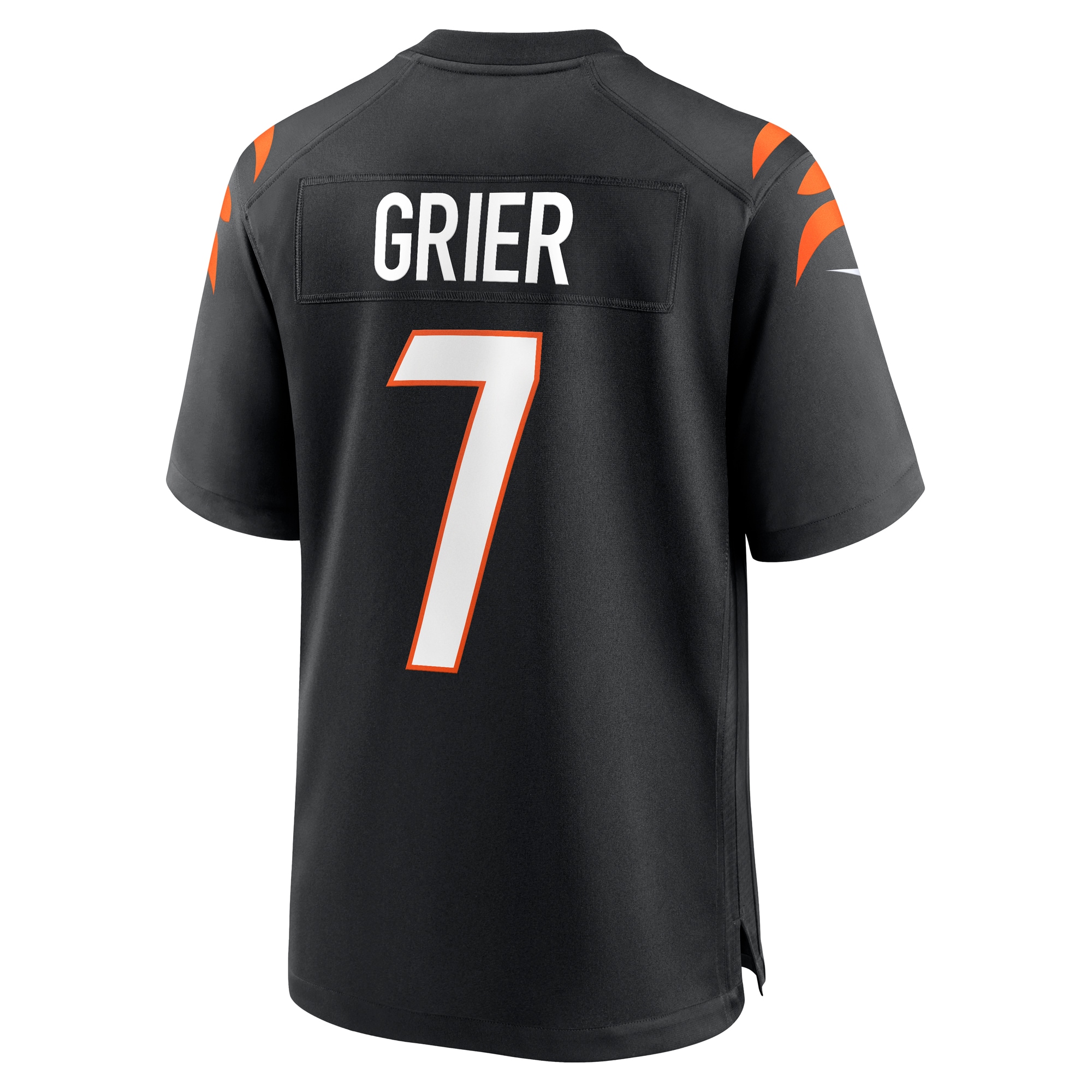 Men's Cincinnati Bengals Will Grier Black Team Game Jersey JS7234 nicesnker - Image 3