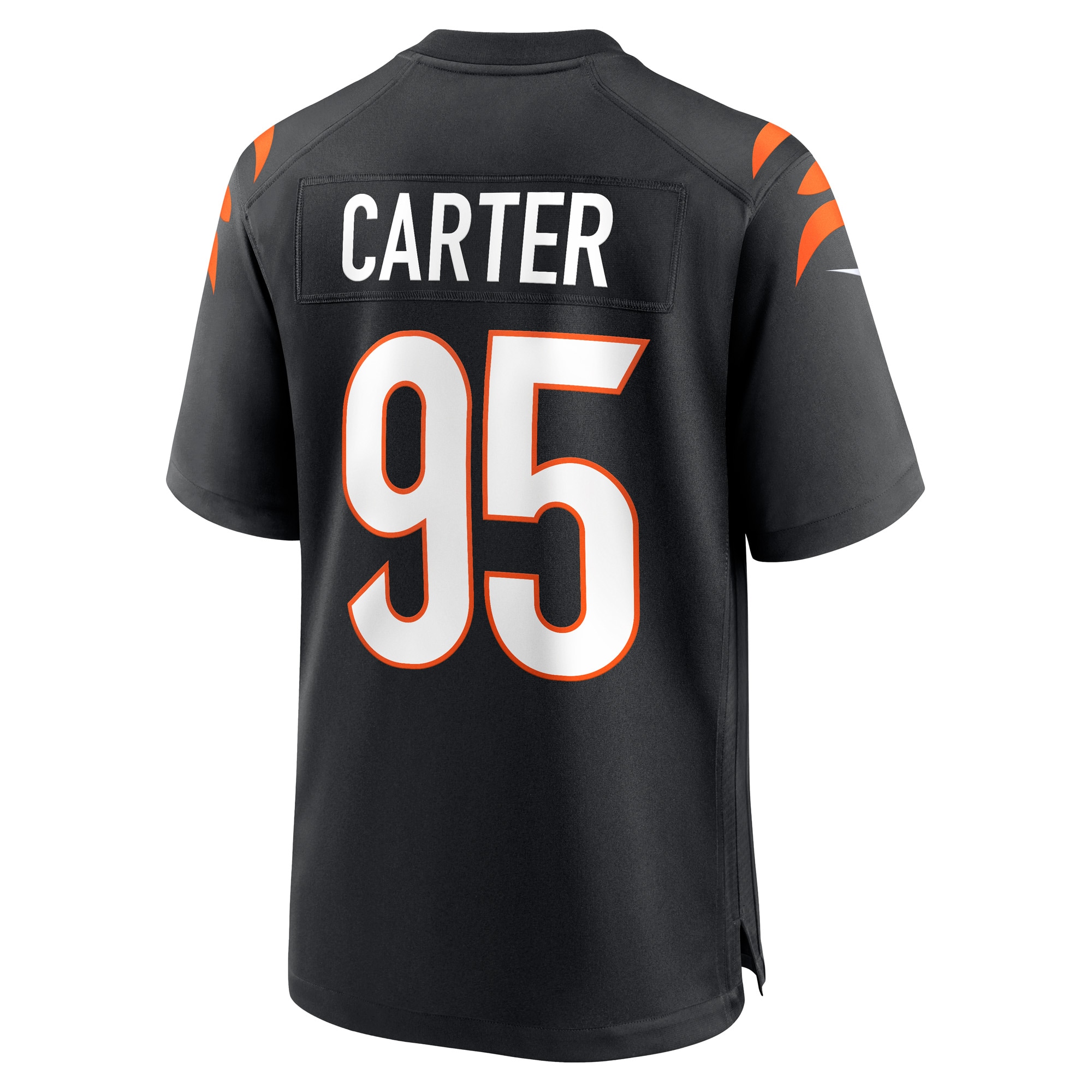 Men's Cincinnati Bengals Zach Carter Black Game Player Jersey JS5006 nicesnker - Image 3