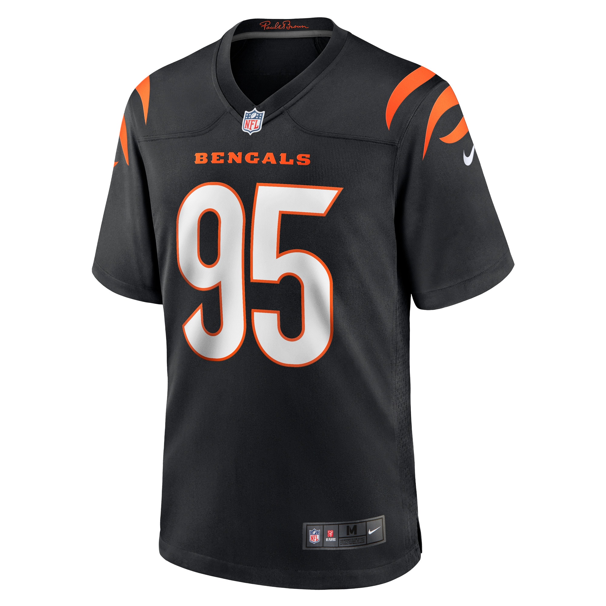 Men's Cincinnati Bengals Zach Carter Black Game Player Jersey JS5006 nicesnker - Image 2