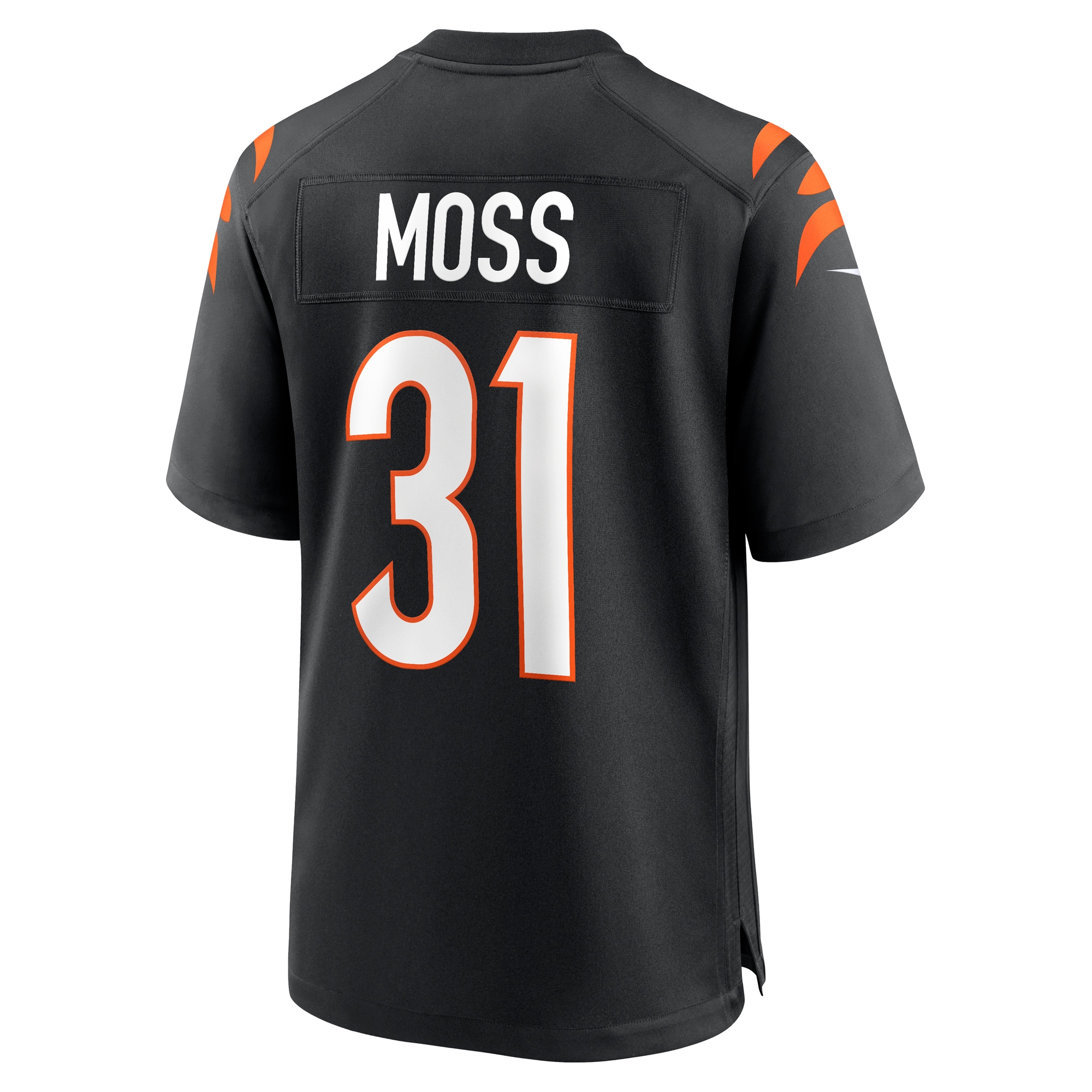 Men's Cincinnati Bengals Zack Moss Black Game Jersey JS5901 nicesnker - Image 3
