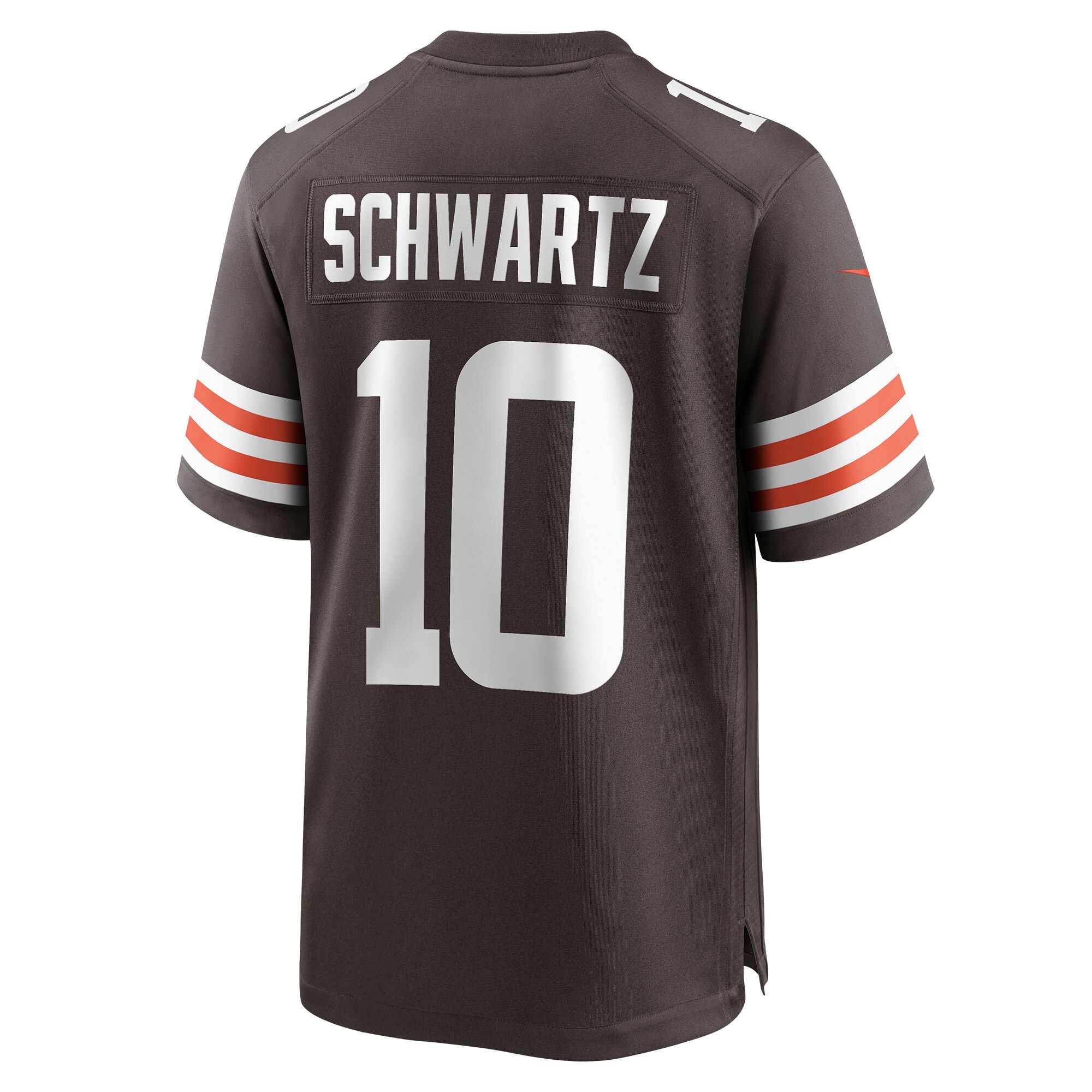 Men's Cleveland Browns Anthony Schwartz Brown Game Jersey JS6034 nicesnker - Image 3