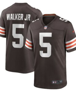 Men's Cleveland Browns Anthony Walker Jr. Brown Player Game Jersey JS8096 nicesnker