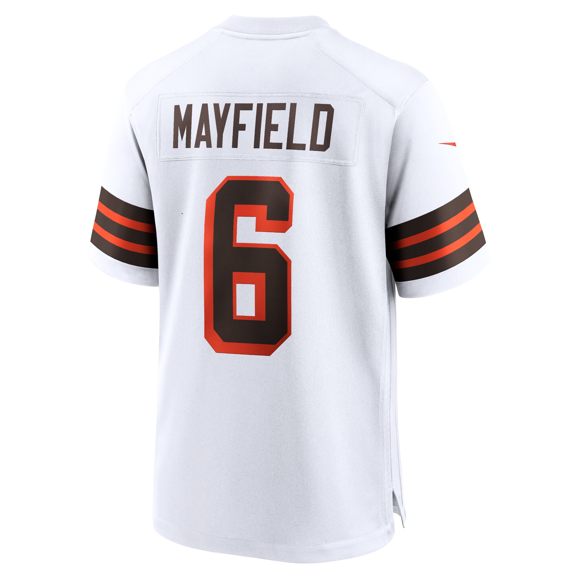 Men's Cleveland Browns Baker Mayfield White 1946 Collection Alternate Game Jersey JS1890 nicesnker - Image 3