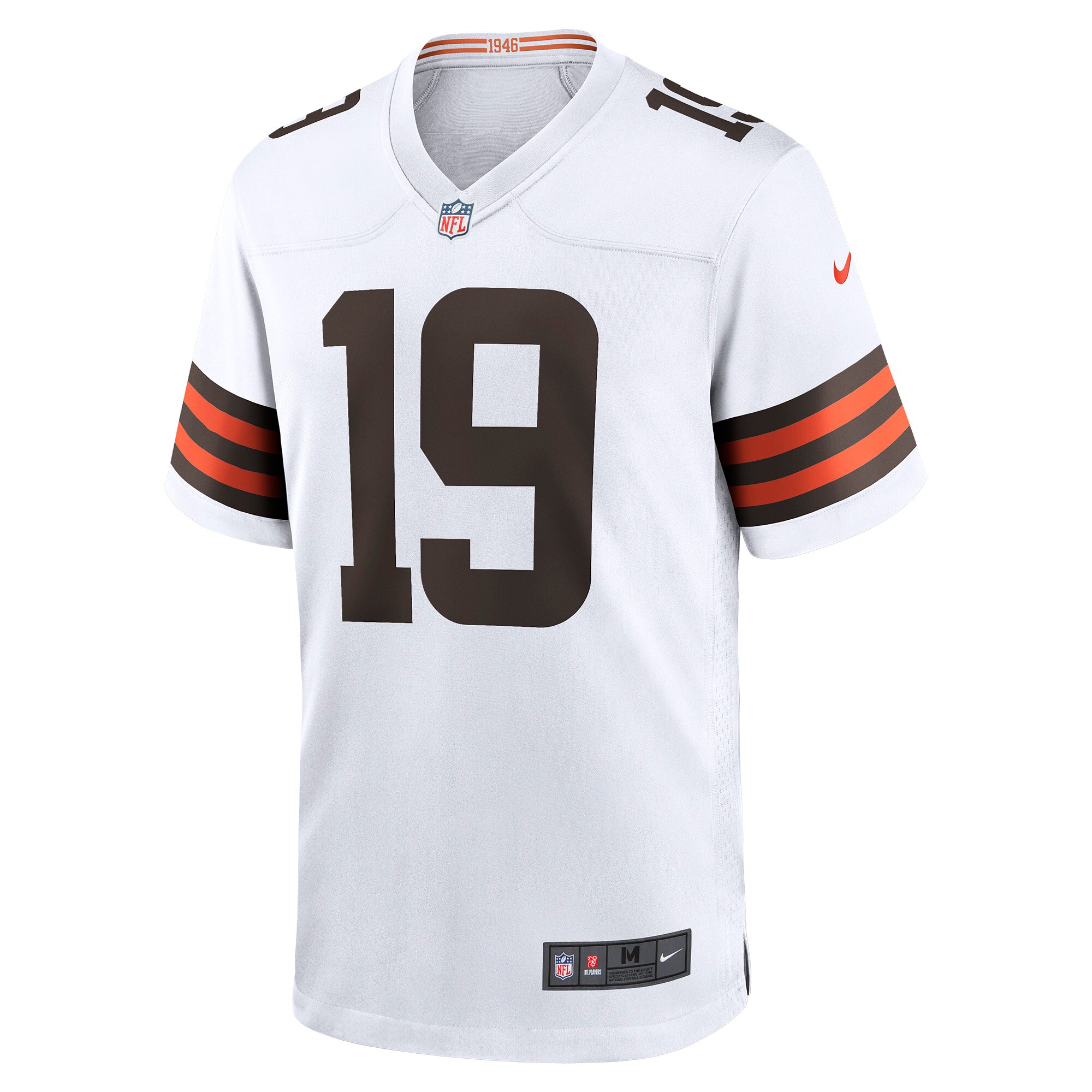 Men's Cleveland Browns Bernie Kosar White Retired Player Game Jersey JS1705 nicesnker - Image 2