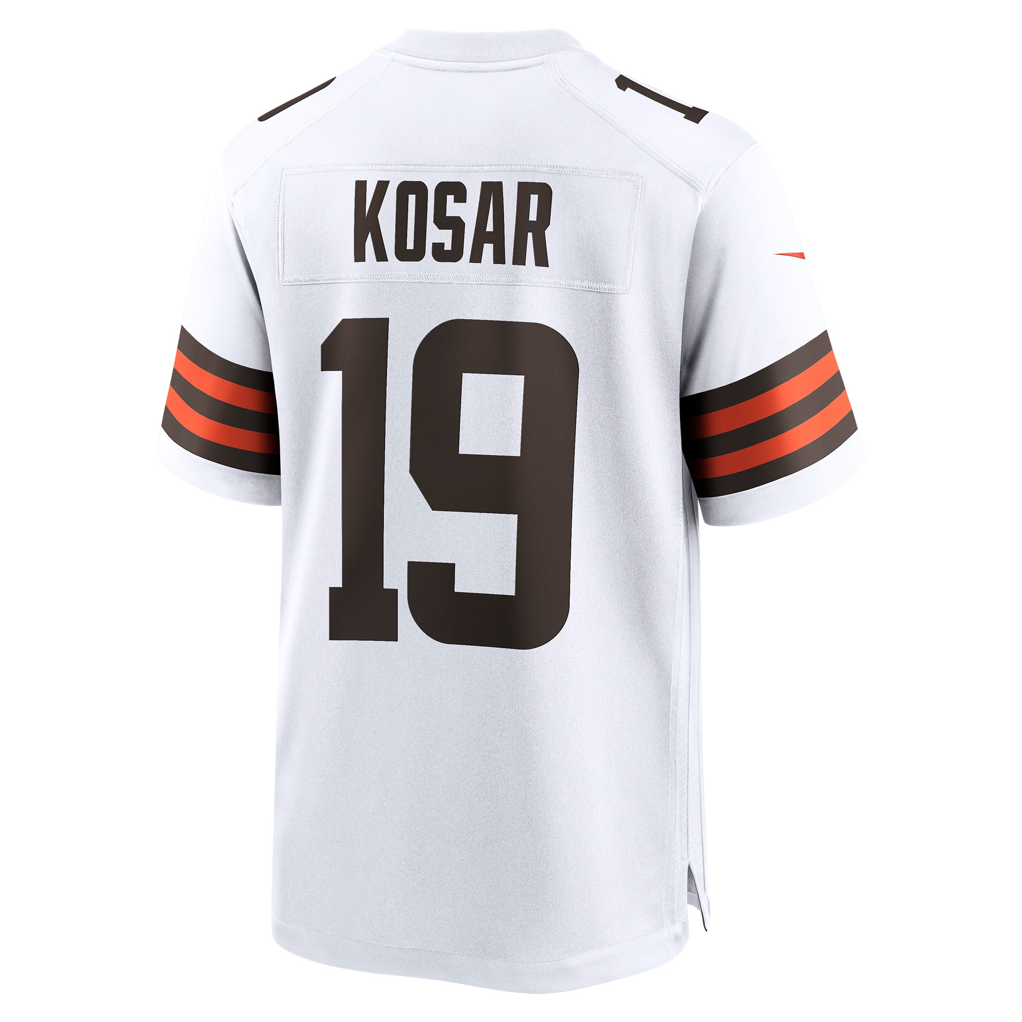 Men's Cleveland Browns Bernie Kosar White Retired Player Game Jersey JS1705 nicesnker - Image 3