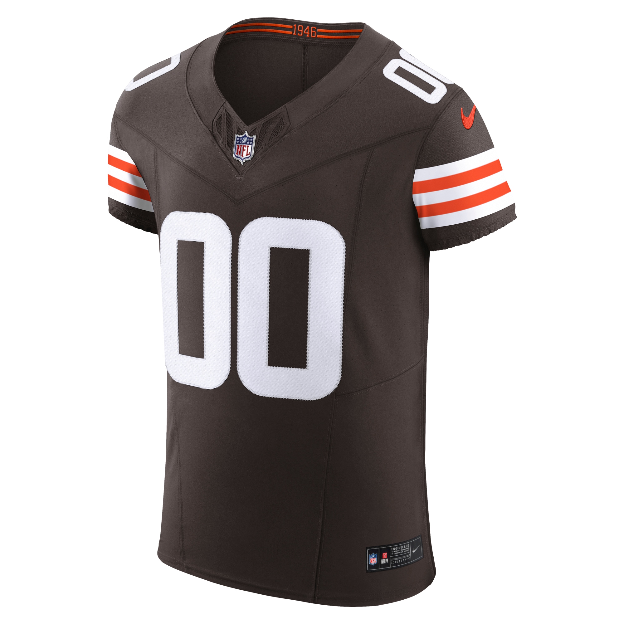 Men's Cleveland Browns Brown Vapor F.U.S.E. Elite Custom Jersey JS4034 nicesnker - Image 2