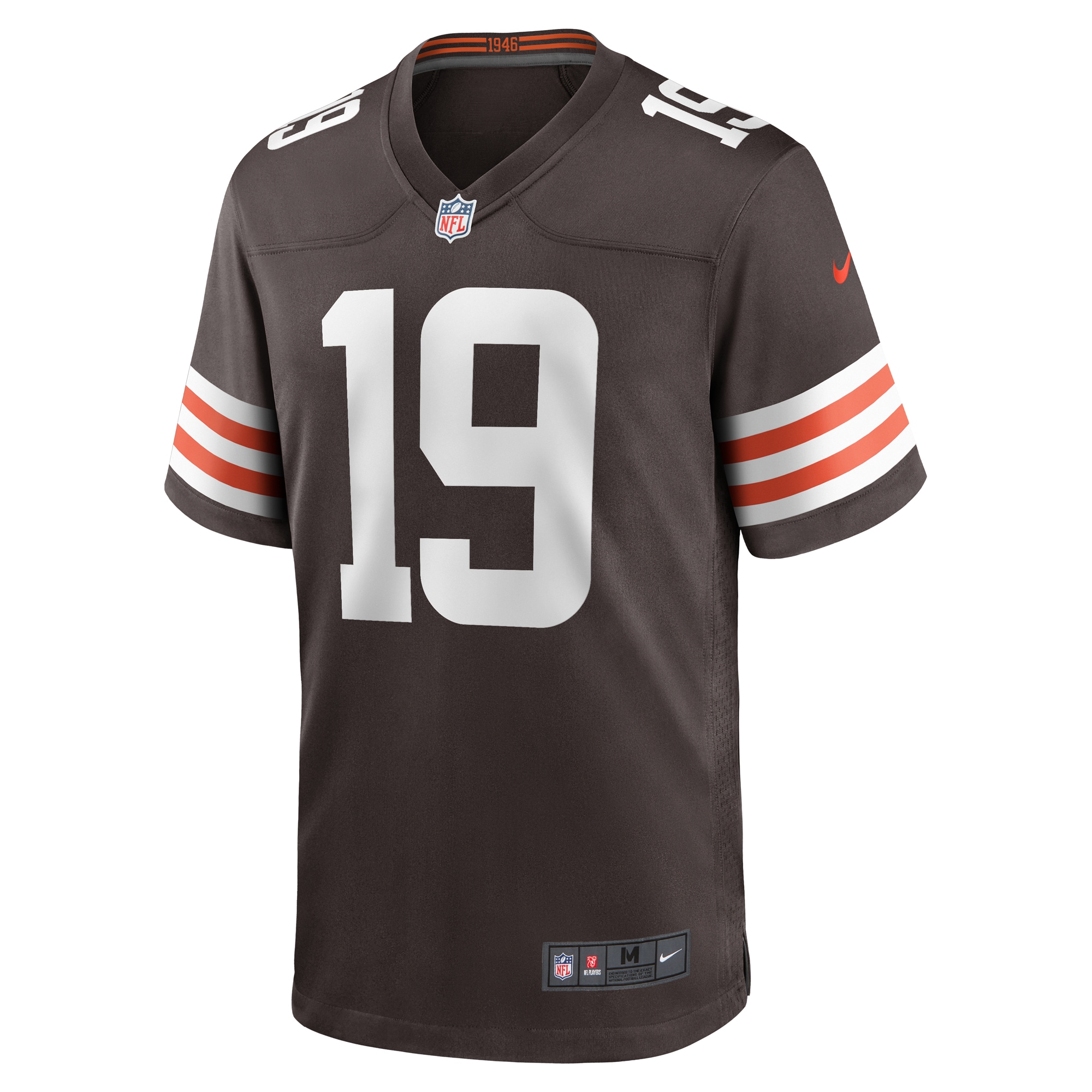 Men's Cleveland Browns Cedric Tillman Brown Game Jersey JS8747 nicesnker - Image 2