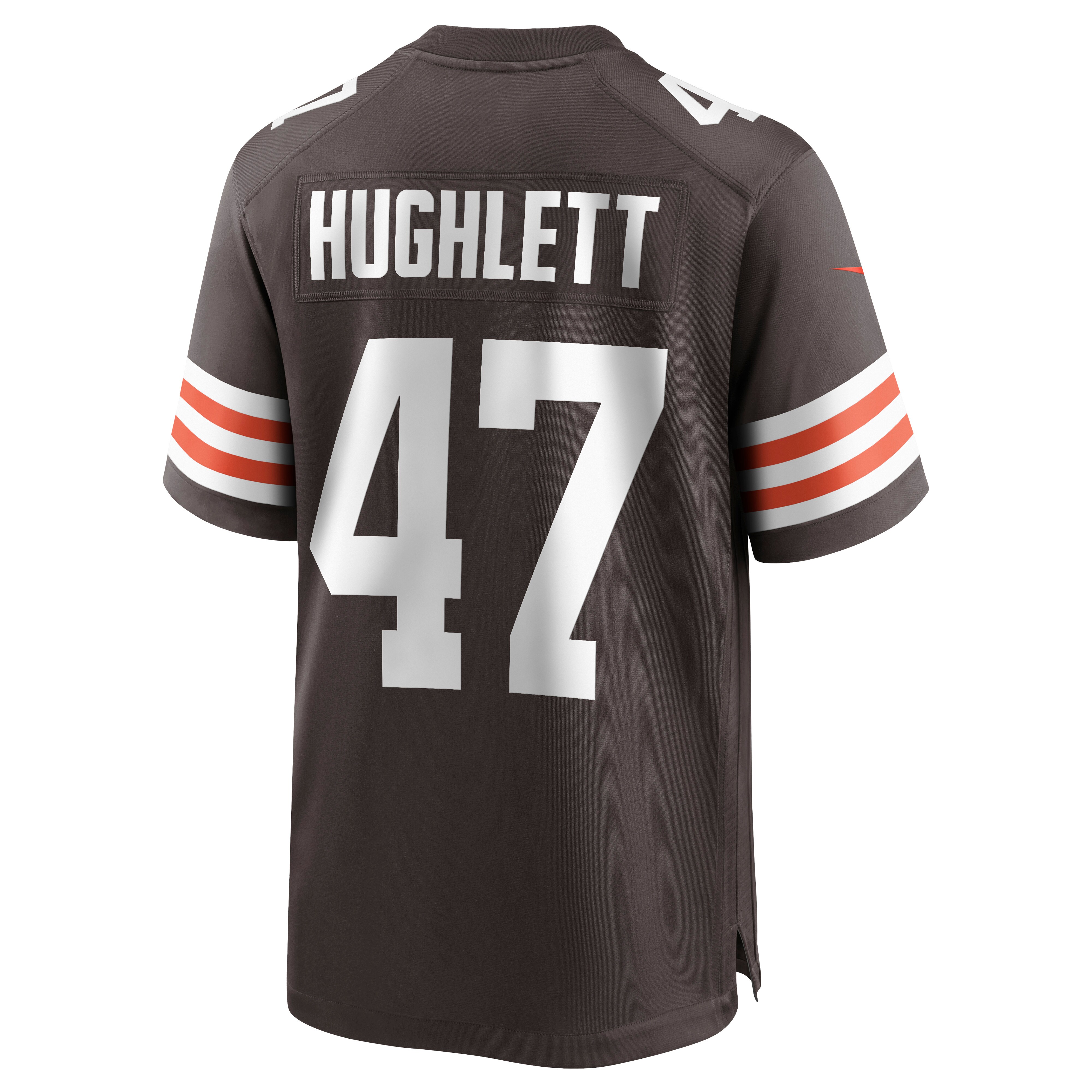 Men's Cleveland Browns Charley Hughlett Brown Game Jersey JS6161 nicesnker - Image 3