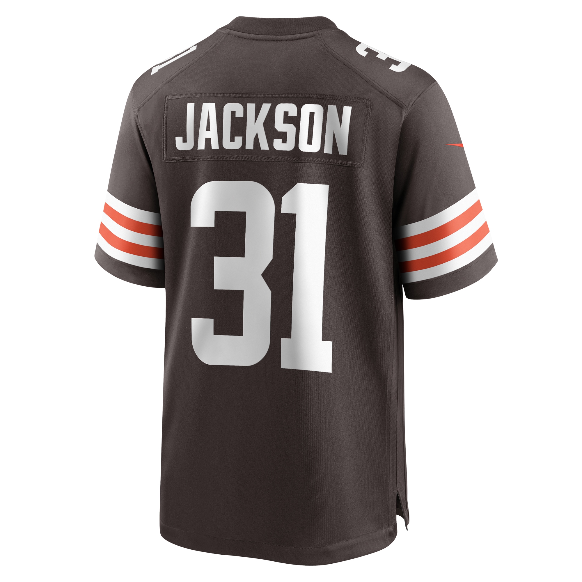 Men's Cleveland Browns Deon Jackson Brown Game Jersey JS6764 nicesnker - Image 3