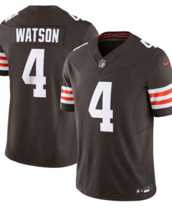 Men's Cleveland Browns Deshaun Watson Brown Vapor F.U.S.E. Limited Jersey JS2746 nicesnker
