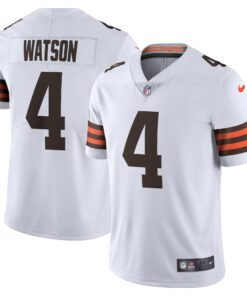 Men's Cleveland Browns Deshaun Watson White 2020 Vapor Limited Jersey JS2480 nicesnker
