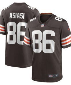 Men's Cleveland Browns Devin Asiasi Brown Game Jersey JS7541 nicesnker