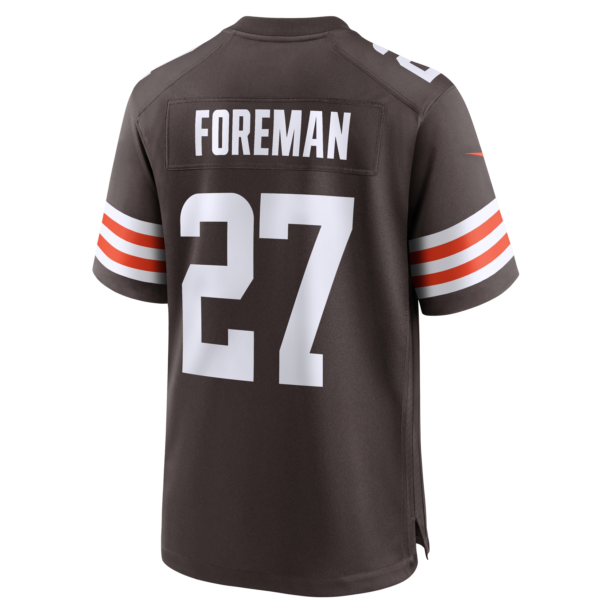 Men's Cleveland Browns D'Onta Foreman Brown Team Game Jersey JS2294 nicesnker - Image 3