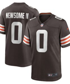 Men's Cleveland Browns Greg Newsome II Brown Team Game Jersey JS3339 nicesnker