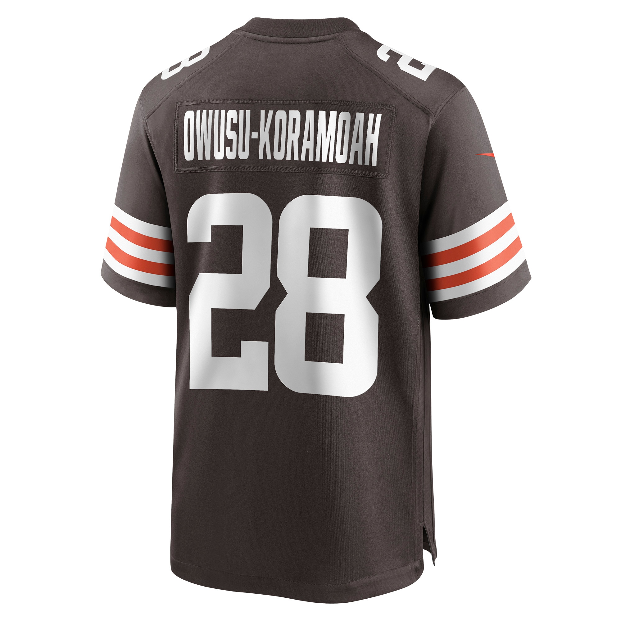 Men's Cleveland Browns Jeremiah Owusu-Koramoah Brown Game Player Jersey JS8536 nicesnker - Image 3