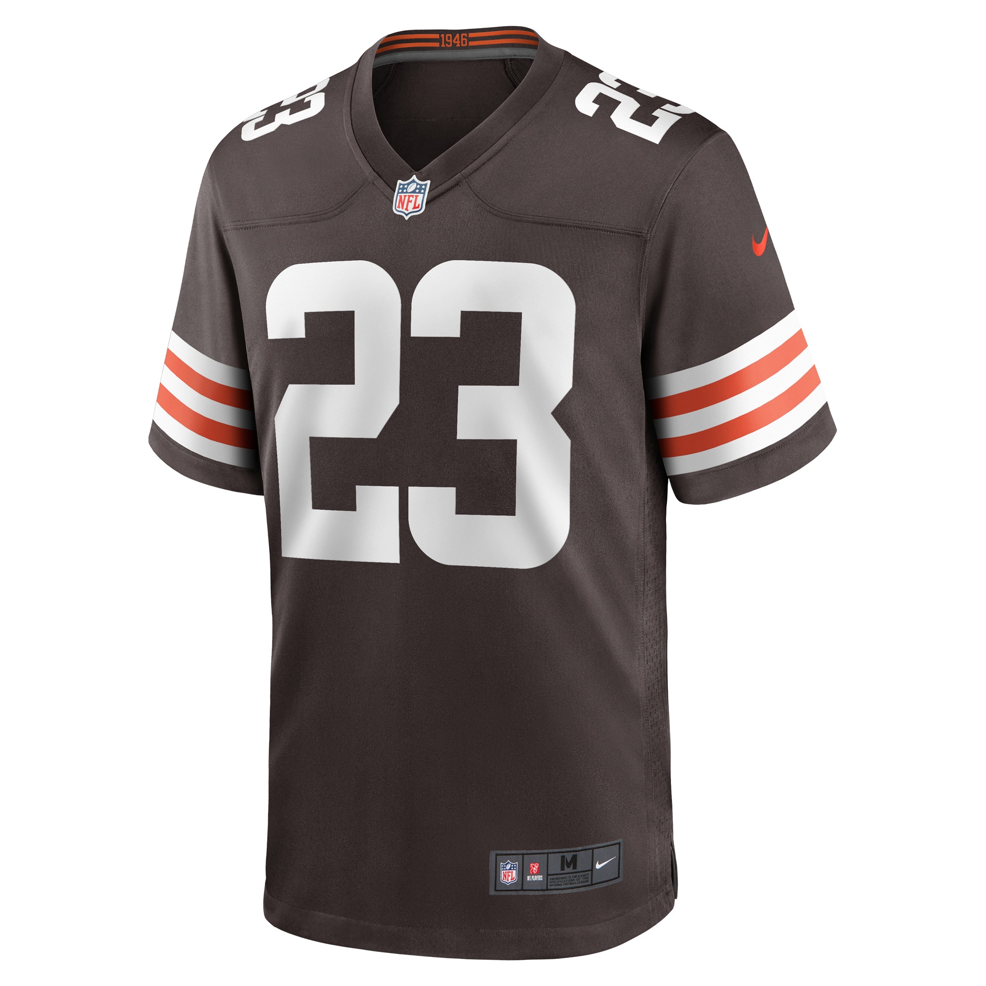 Men's Cleveland Browns Martin Emerson Jr. Brown Game Player Jersey JS9867 nicesnker - Image 2