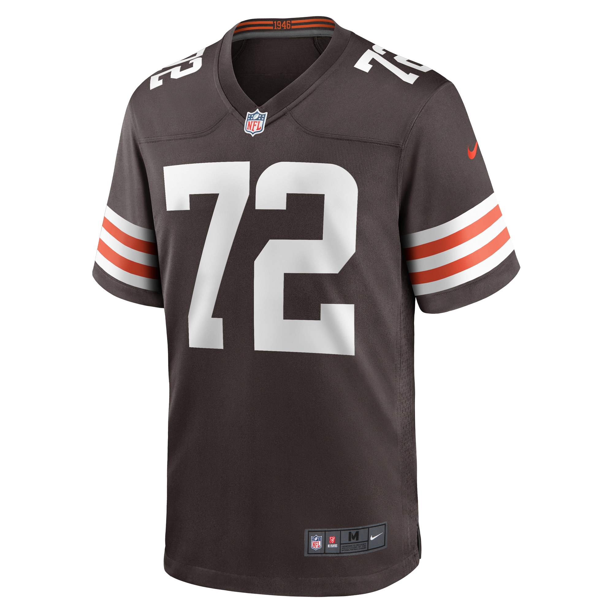 Men's Cleveland Browns Ty Nsekhe Brown Game Jersey JS9076 nicesnker - Image 2