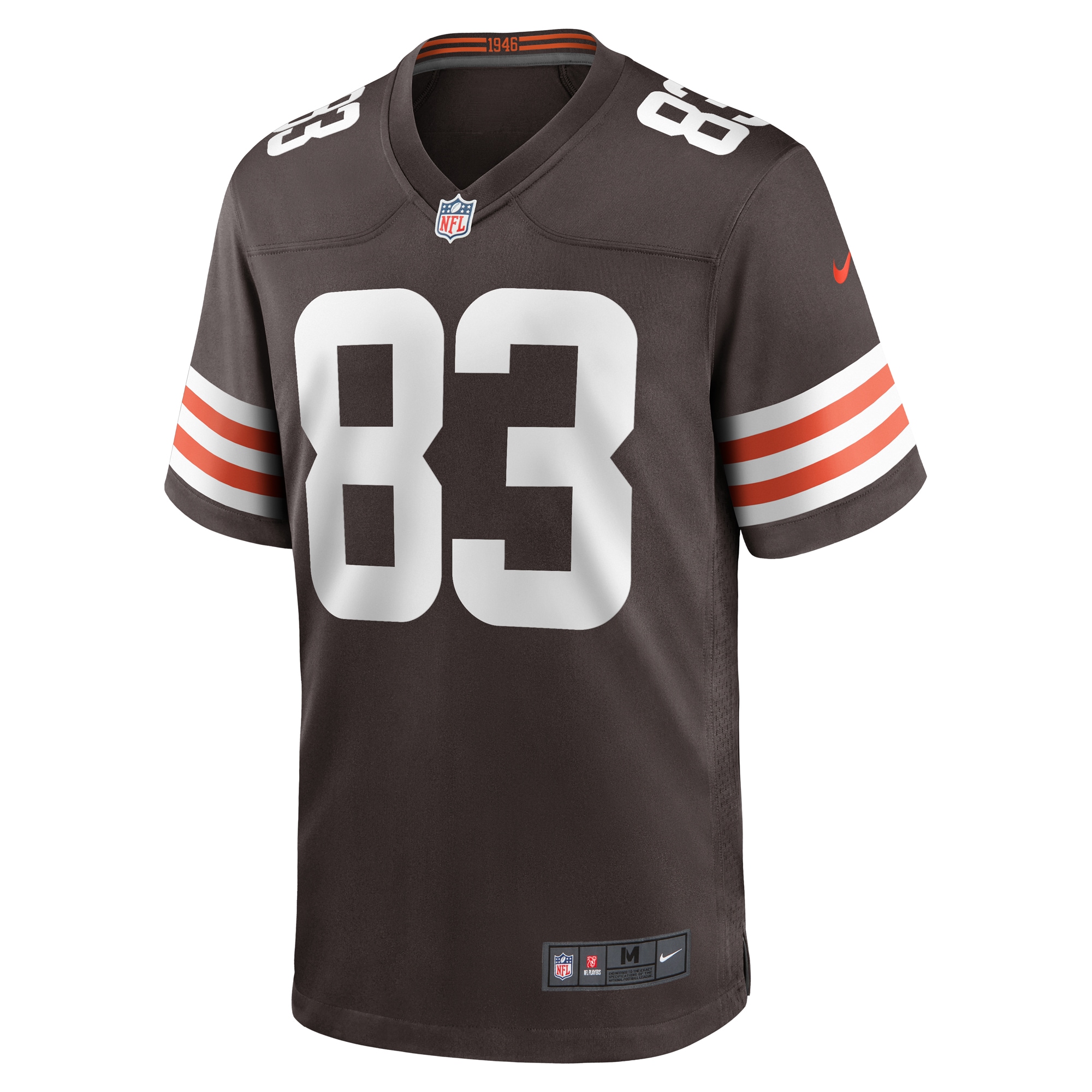 Men's Cleveland Browns Zaire Mitchell-Paden Brown Team Game Jersey JS5474 nicesnker - Image 2