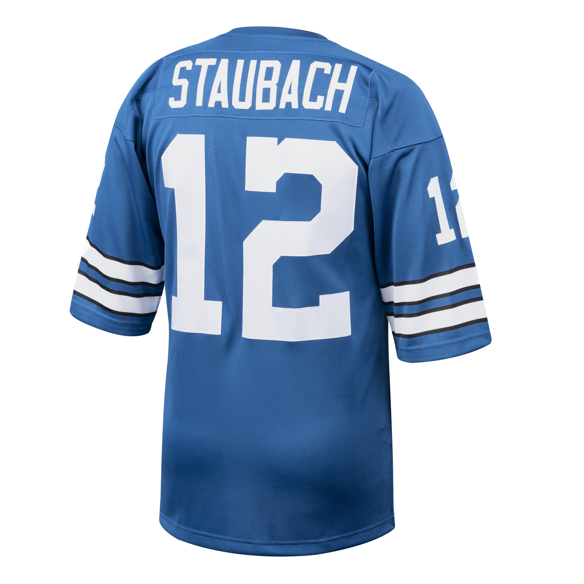 Men's Dallas Cowboys 1971 Roger Staubach Mitchell & Ness Royal Throwback Retired Player Jersey JS8337 nicesnker - Image 3