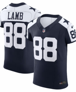 Men's Dallas Cowboys CeeDee Lamb Navy Alternate Vapor F.U.S.E. Elite Jersey JS4977 nicesnker