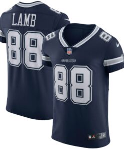 Men's Dallas Cowboys CeeDee Lamb Navy Vapor Elite Jersey JS5622 nicesnker