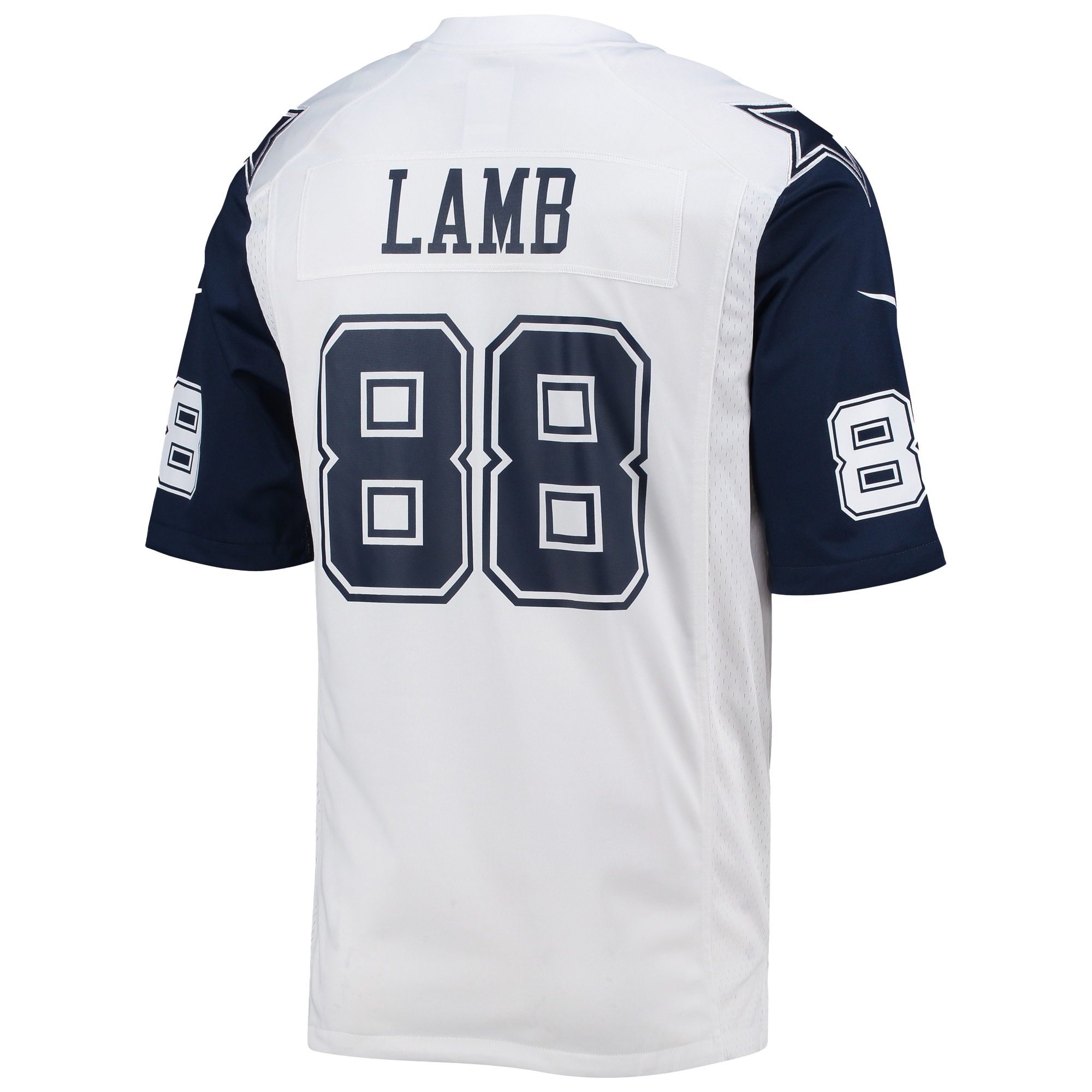 Men's Dallas Cowboys CeeDee Lamb White Alternate Game Jersey JS3690 nicesnker - Image 3
