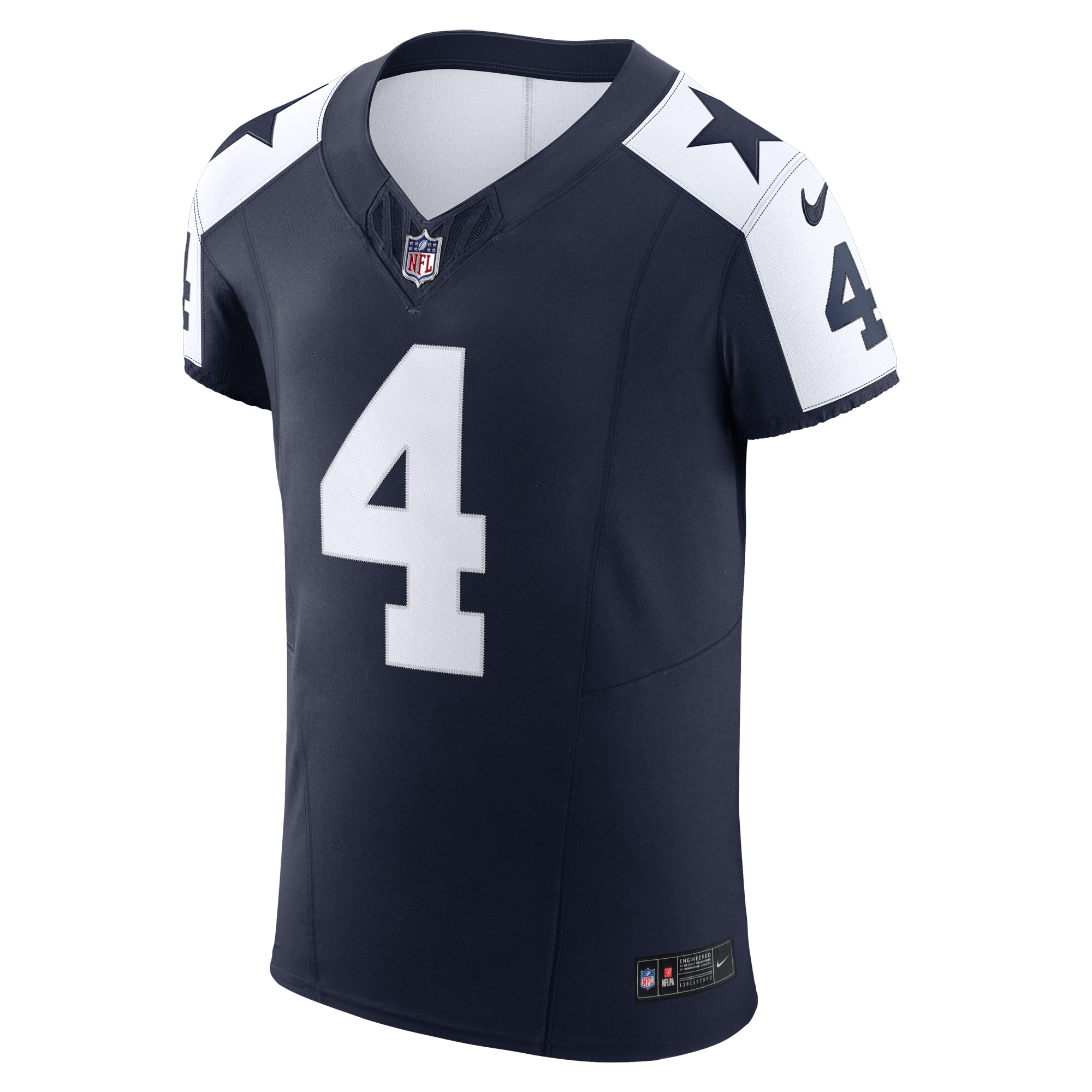 Men's Dallas Cowboys Dak Prescott Navy Alternate Vapor F.U.S.E. Elite Jersey JS3414 nicesnker - Image 2
