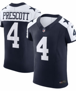 Men's Dallas Cowboys Dak Prescott Navy Alternate Vapor F.U.S.E. Elite Jersey JS3414 nicesnker