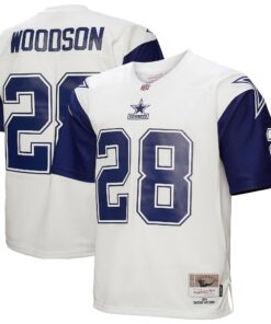 Men's Dallas Cowboys Darren Woodson Mitchell & Ness White 1994 Alternate Legacy Jersey JS8473 nicesnker