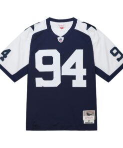 Men's Dallas Cowboys DeMarcus Ware Mitchell & Ness Navy 2011 Alternate Legacy Jersey JS5637 nicesnker