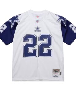Men's Dallas Cowboys Emmitt Smith Mitchell & Ness White 1994 Alternate Legacy Jersey JS3256 nicesnker