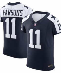Men's Dallas Cowboys Micah Parsons Navy Alternate Vapor F.U.S.E. Elite Jersey JS3153 nicesnker