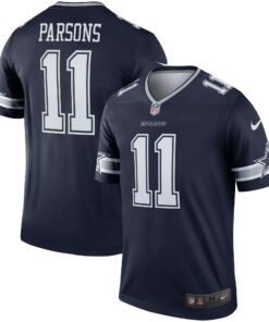 Men's Dallas Cowboys Micah Parsons Navy Team Legend Player Performance Top JS8204 nicesnker