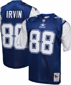 Men's Dallas Cowboys Michael Irvin Mitchell & Ness Navy Legacy Jersey JS4783 nicesnker