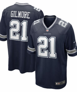 Men's Dallas Cowboys Stephon Gilmore Navy Game Jersey JS8258 nicesnker