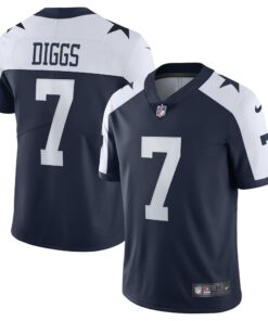 Men's Dallas Cowboys Trevon Diggs Navy Alternate Vapor Limited Jersey JS7975 nicesnker
