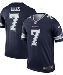Men's Dallas Cowboys Trevon Diggs Navy Team Legend Player Performance Top JS5700 nicesnker