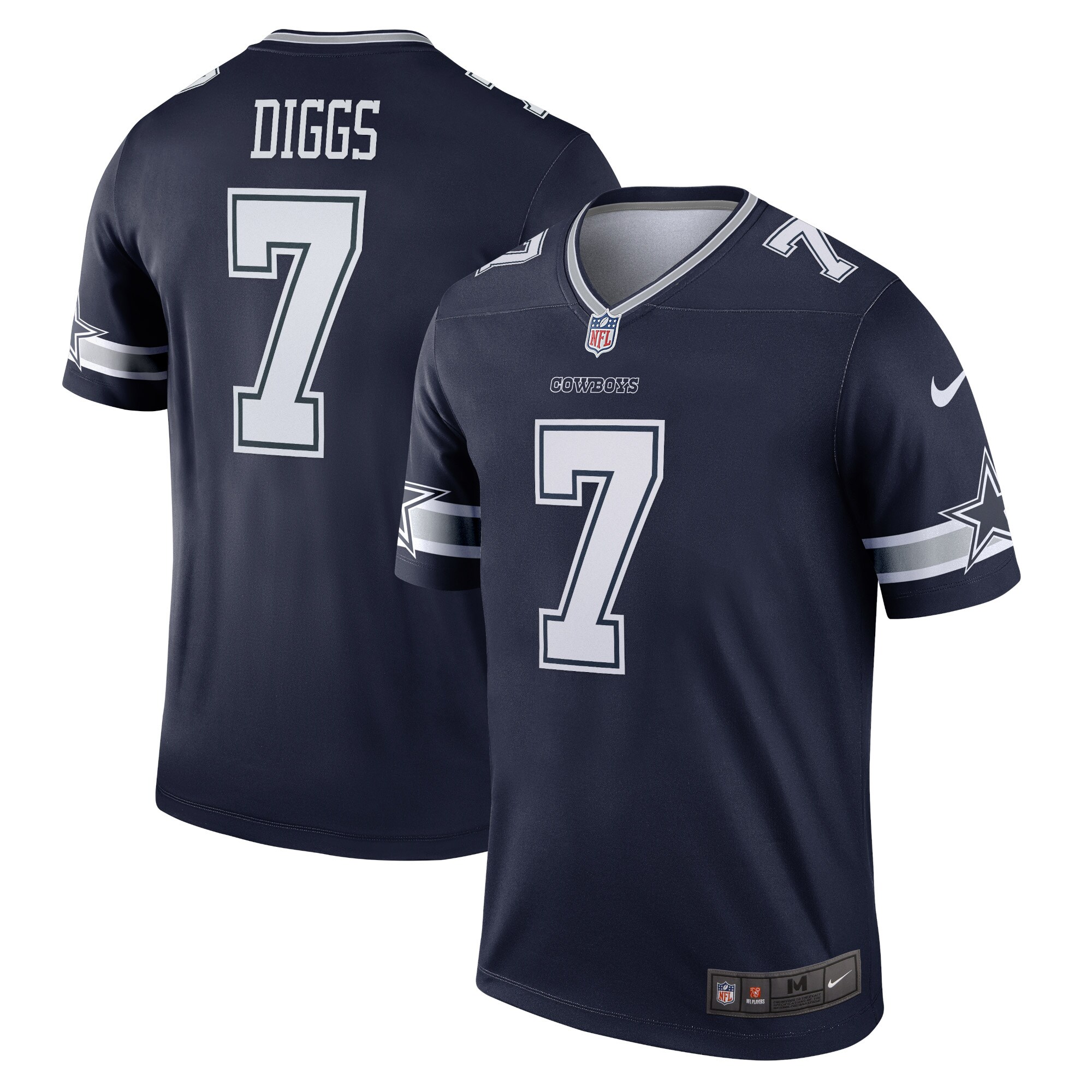 Men's Dallas Cowboys Trevon Diggs Navy Team Legend Player Performance Top JS5700 nicesnker