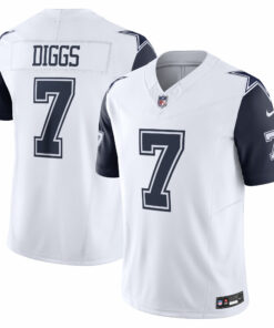 Men's Dallas Cowboys Trevon Diggs White Vapor F.U.S.E. Limited Jersey JS6620 nicesnker