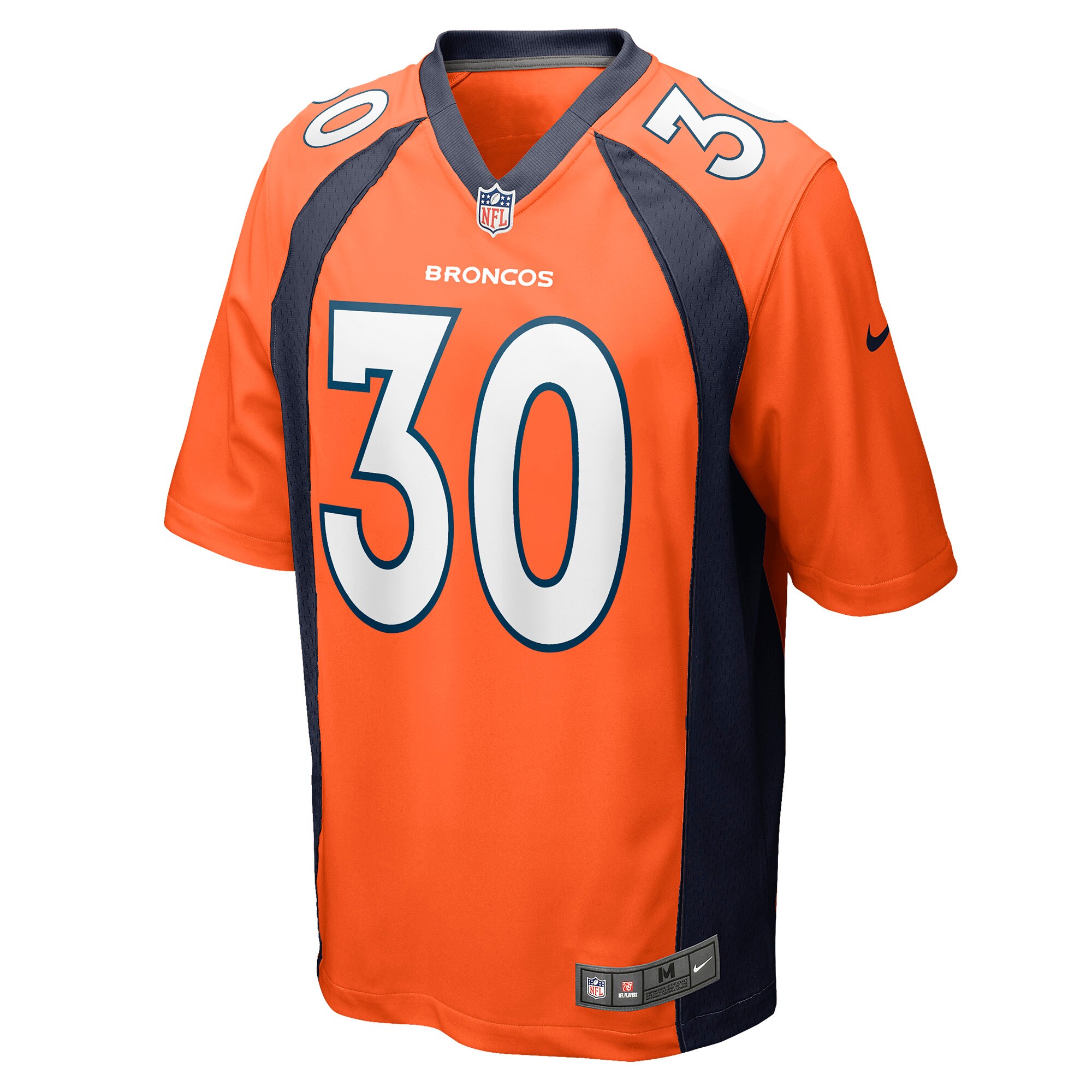 Men's Denver Broncos Caden Sterns Orange Game Jersey JS7064 nicesnker - Image 2