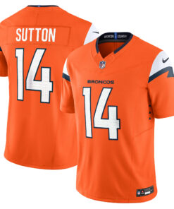 Men's Denver Broncos Courtland Sutton Orange Mile High Collection Vapor F.U.S.E. Limited Jersey JS5290 nicesnker