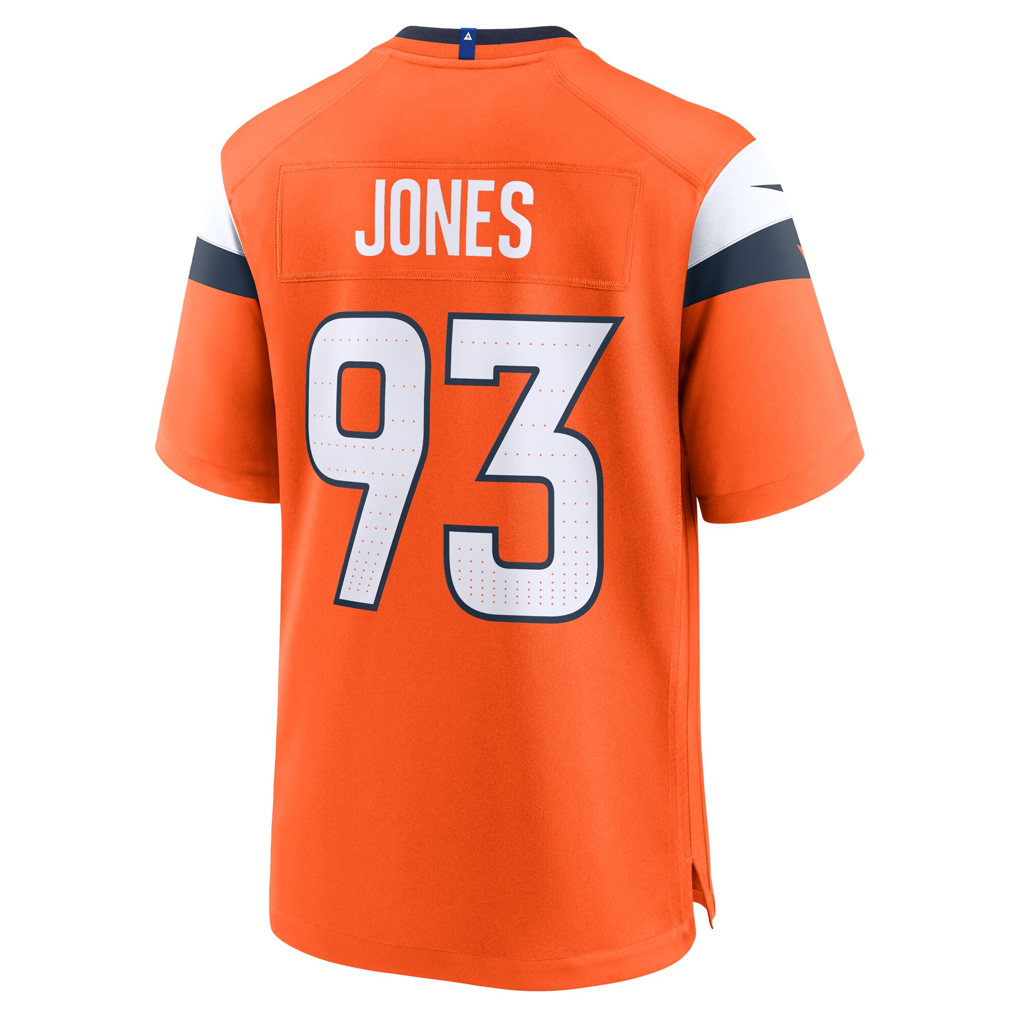 Men's Denver Broncos D.J. Jones Orange Team Game Jersey JS8105 nicesnker - Image 3
