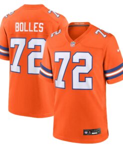 Men's Denver Broncos Garrett Bolles Orange Mile High Collection 1977 Throwback Player Game Jersey JS2021 nicesnker