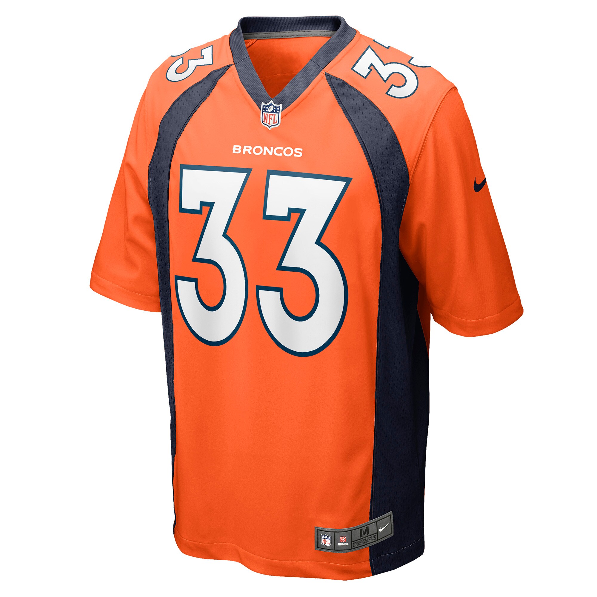 Men's Denver Broncos Javonte Williams Orange Player Game Jersey JS4554 nicesnker - Image 2
