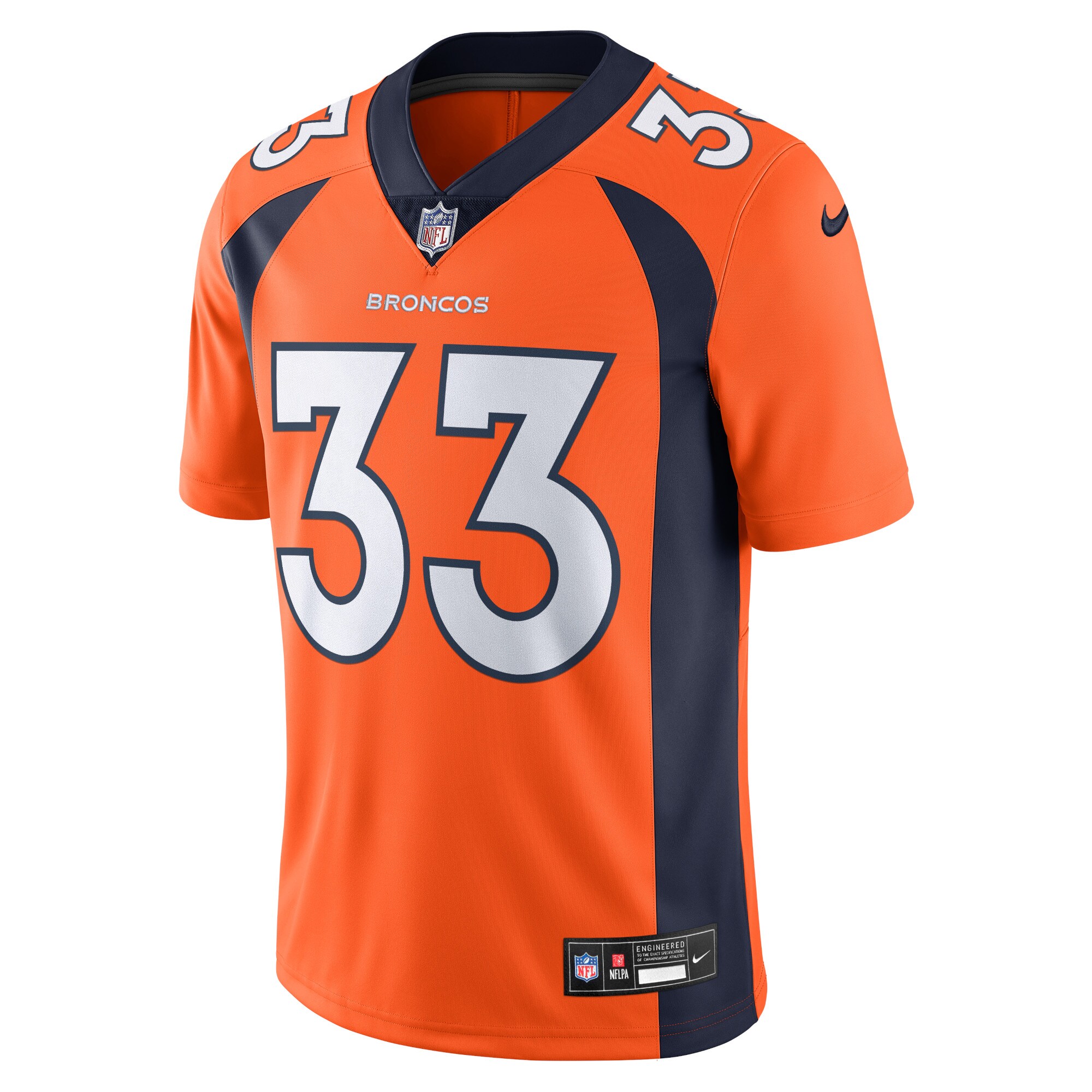 Men's Denver Broncos Javonte Williams Orange Vapor Untouchable Limited Jersey JS9232 nicesnker - Image 2