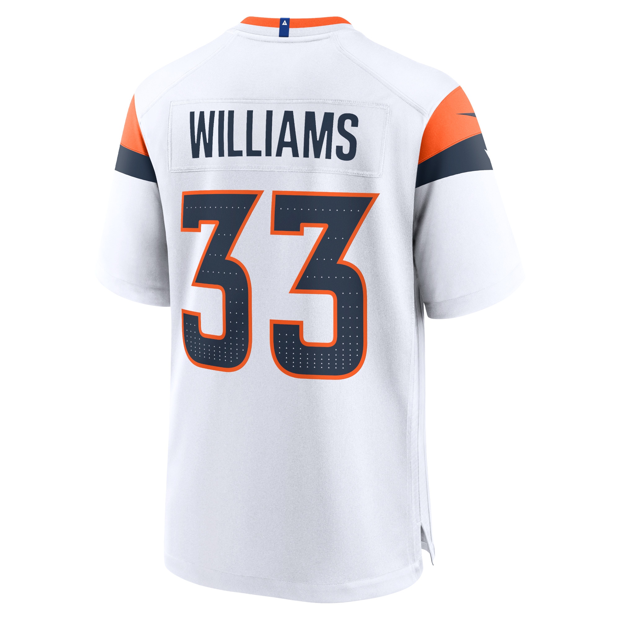 Men's Denver Broncos Javonte Williams White Mile High Collection Game Jersey JS4448 nicesnker - Image 3
