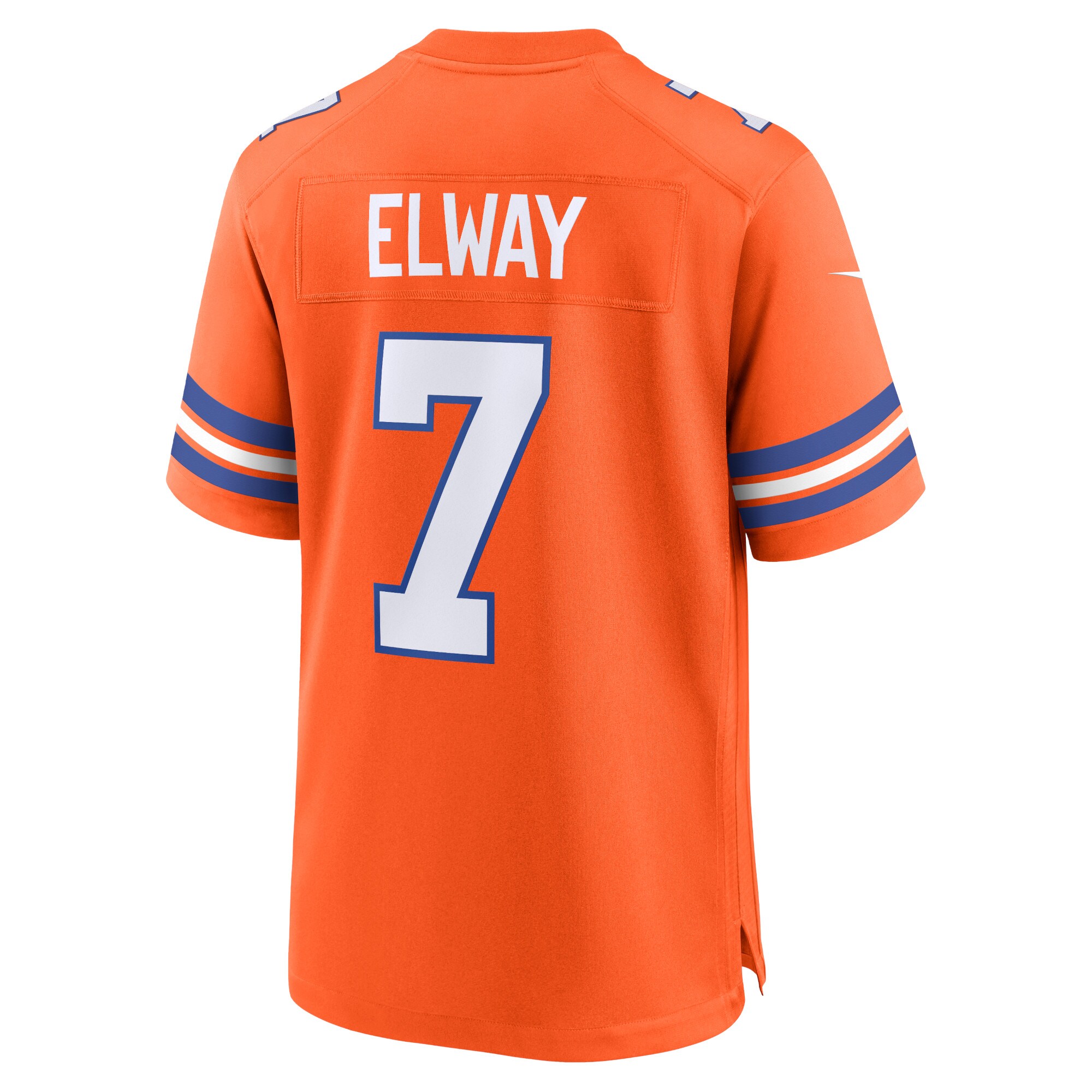 Men's Denver Broncos John Elway Orange Mile High Collection 1977 Throwback Retired Player Game Jersey JS4638 nicesnker - Image 3