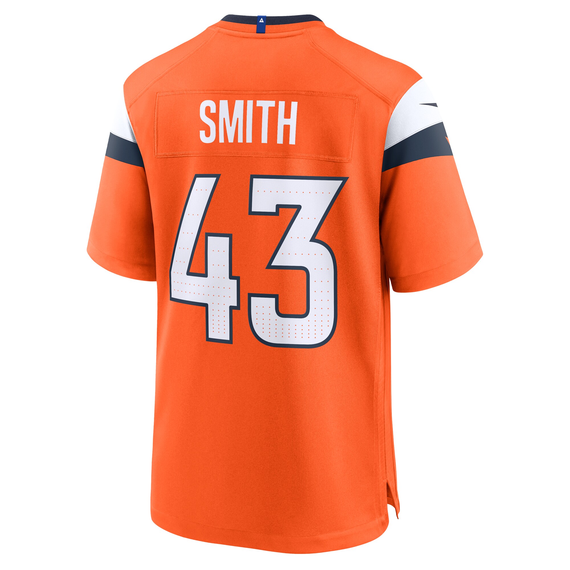 Men's Denver Broncos Keidron Smith Orange Team Game Jersey JS7047 nicesnker - Image 3
