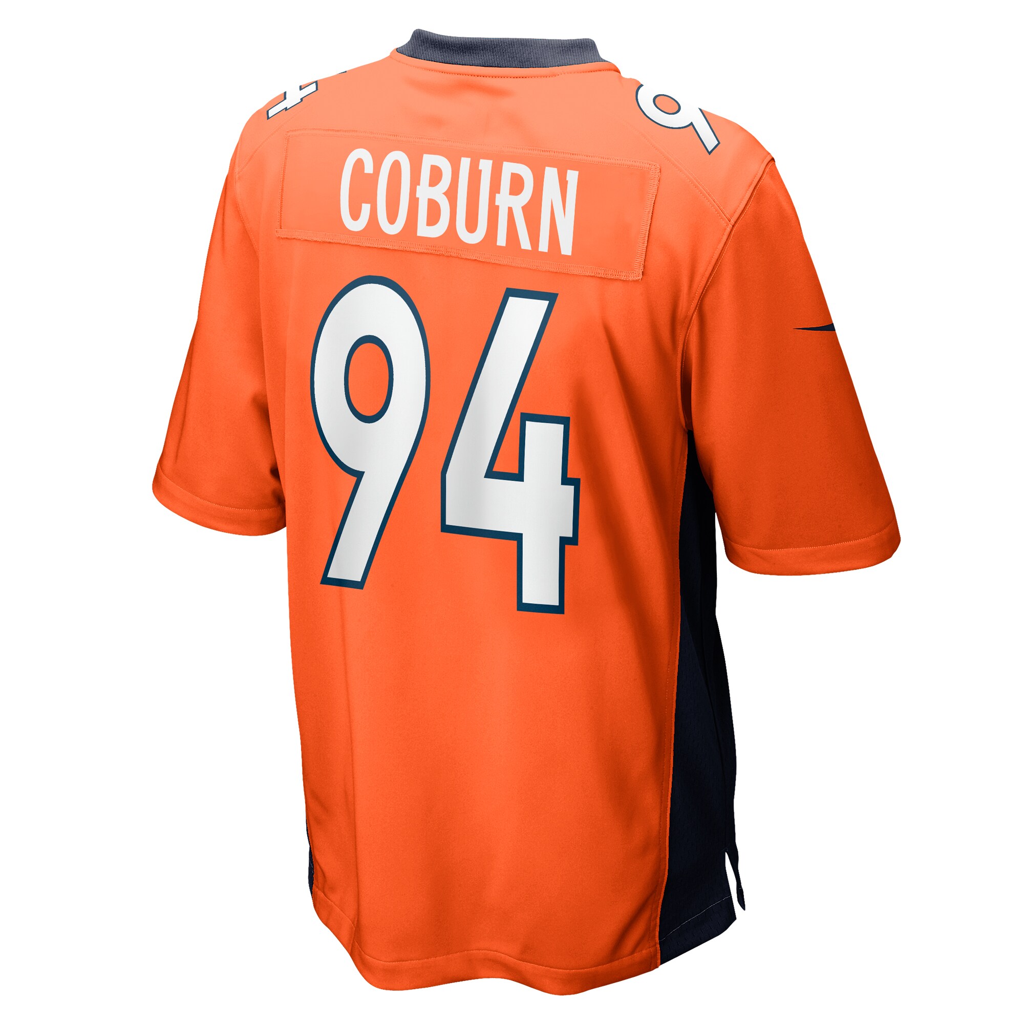 Men's Denver Broncos Keondre Coburn Orange Game Jersey JS7033 nicesnker - Image 3